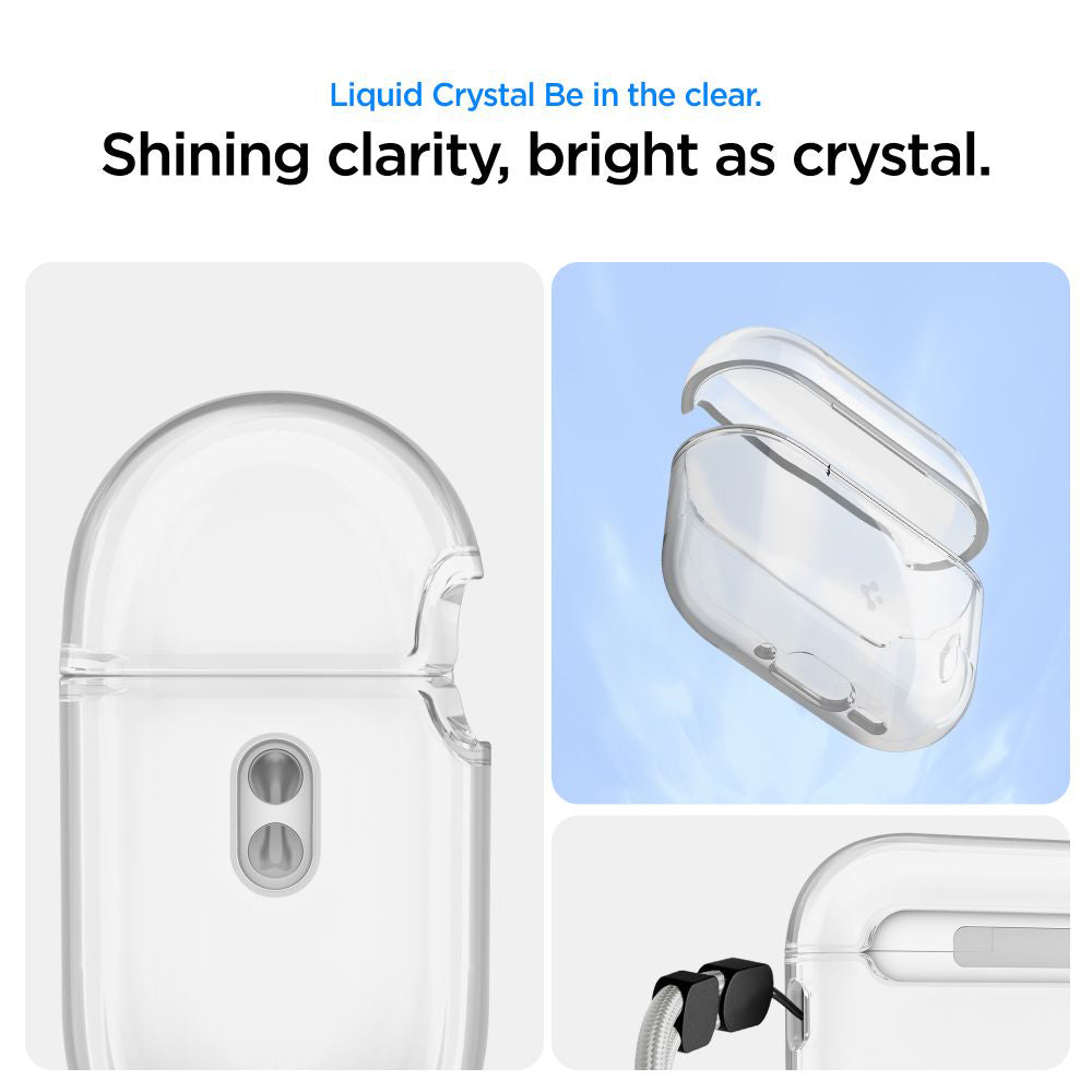 Spigen Liquid Crystal tok Apple AirPods Pro 3-hoz, Átlátszó ACS10019