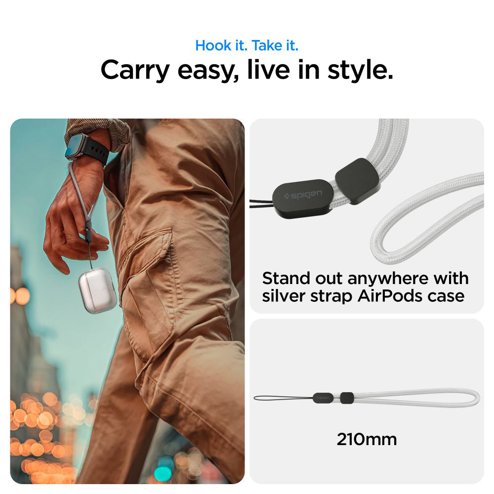 Spigen Liquid Crystal tok Apple AirPods Pro 3-hoz, Átlátszó ACS10019