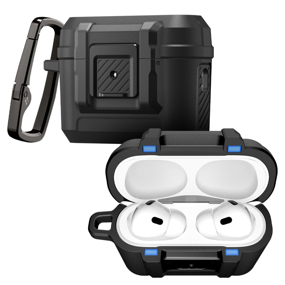 Spigen Lock Fit tok Apple AirPods Pro 3-hoz, Matt Fekete ACS09825