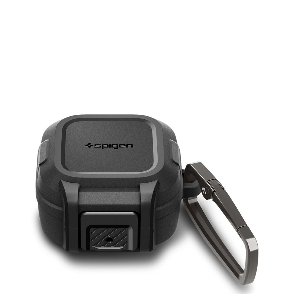 Spigen Lock Fit tok Samsung Galaxy Buds4 / Buds4 Pro-hoz, Matt Fekete ACS11202