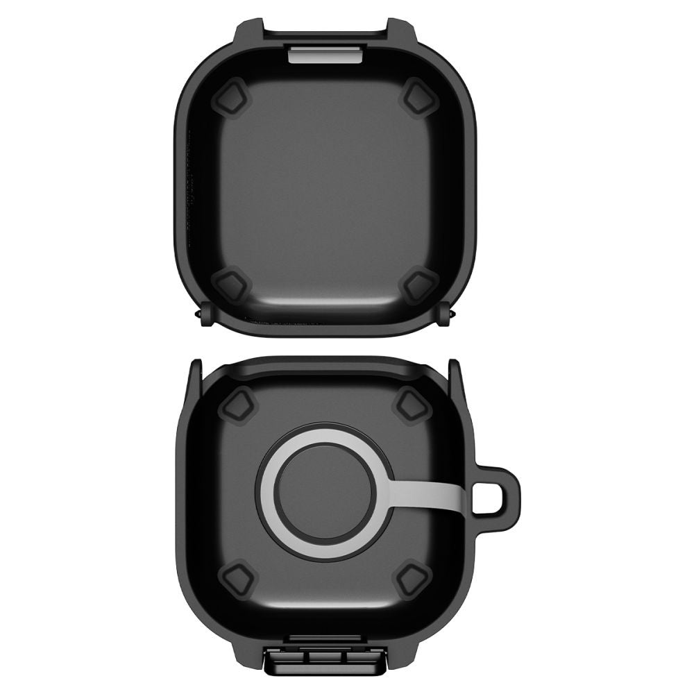 Spigen Lock Fit tok Samsung Galaxy Buds4 / Buds4 Pro-hoz, Matt Fekete ACS11202