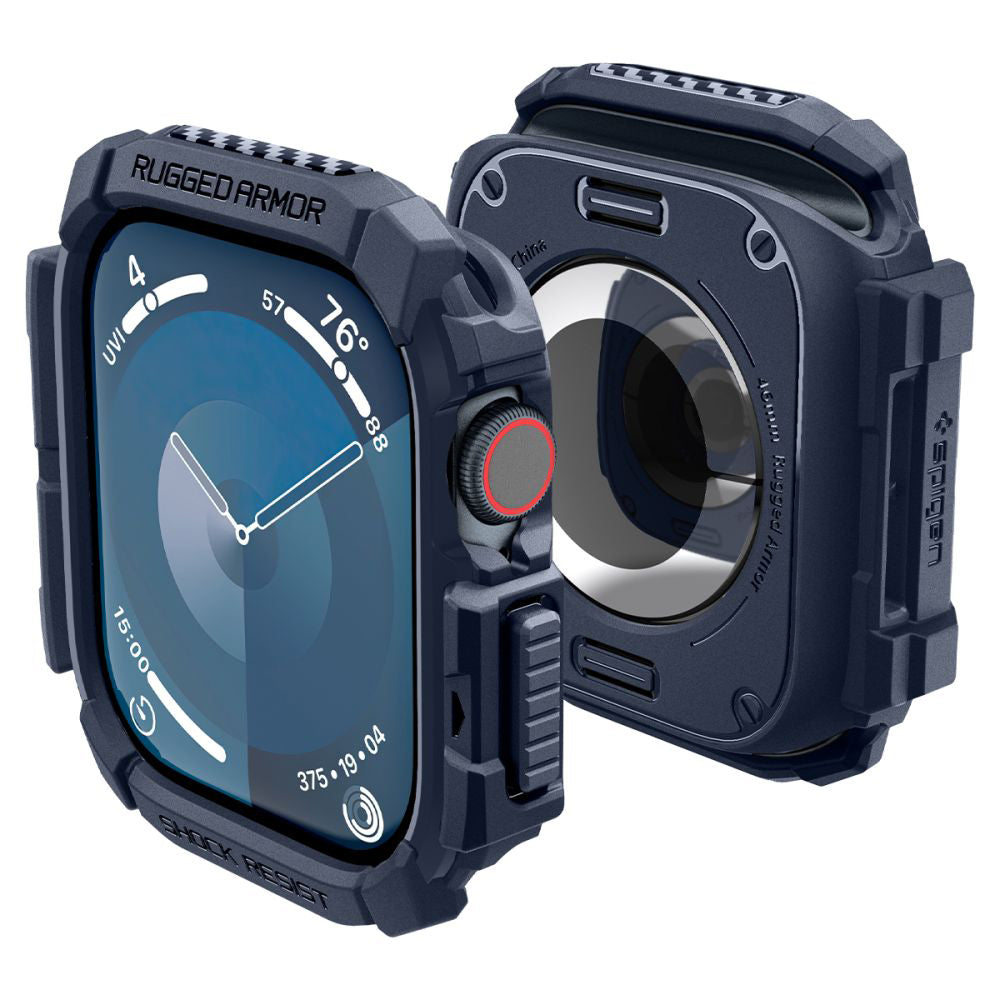 Spigen Rugged Armor tok Apple Watch Series 10 / 11 46mm-hez, Tengerészkék ACS08599