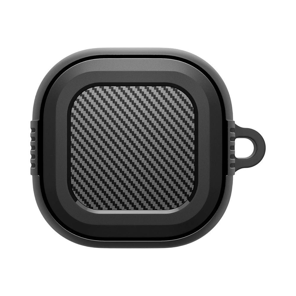 Spigen Rugged Armor tok Samsung Galaxy Buds4 / Buds4 Pro-hoz, Matt Fekete ACS11200