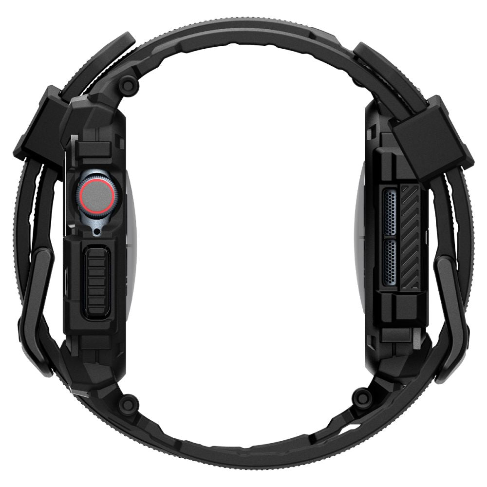 Spigen Rugged Armor Pro tok Apple Watch Series 10 42mm-hez, Matt Fekete ACS08591