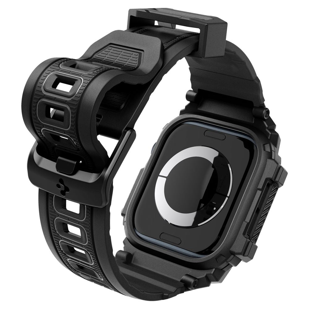 Spigen Rugged Armor Pro tok Apple Watch Series 10 42mm-hez, Matt Fekete ACS08591
