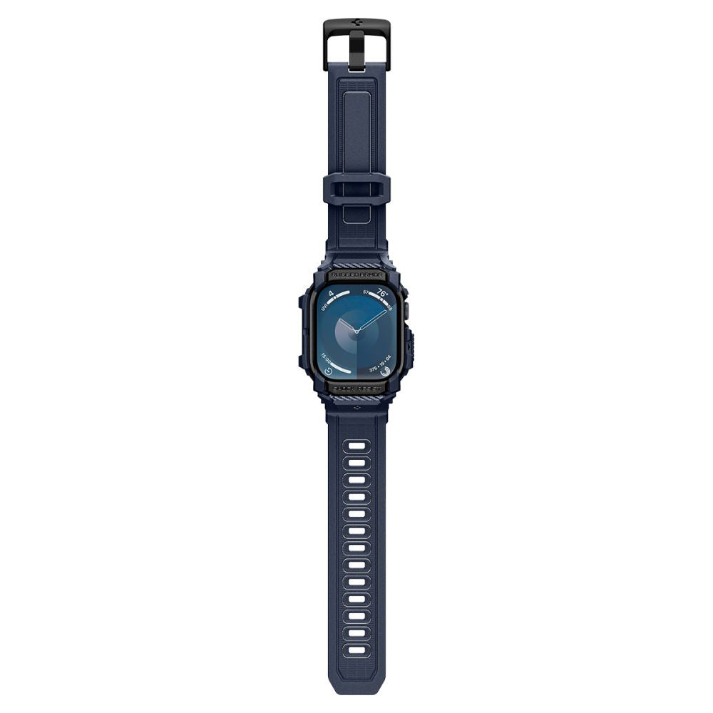 Spigen Rugged Armor Pro tok Apple Watch Series 10 / 11 46mm-hez, Tengerészkék