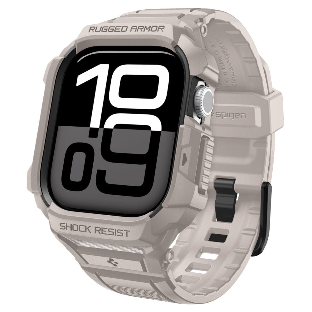 Spigen Rugged Armor Pro V2 tok Apple Watch Series 10 / 11 42mm-hez, Bézs