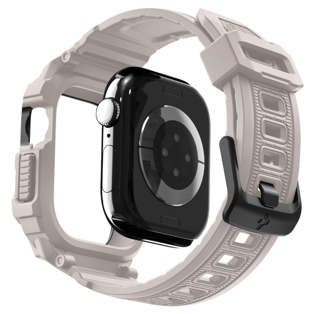 Spigen Rugged Armor Pro V2 tok Apple Watch Series 10 / 11 42mm-hez, Bézs