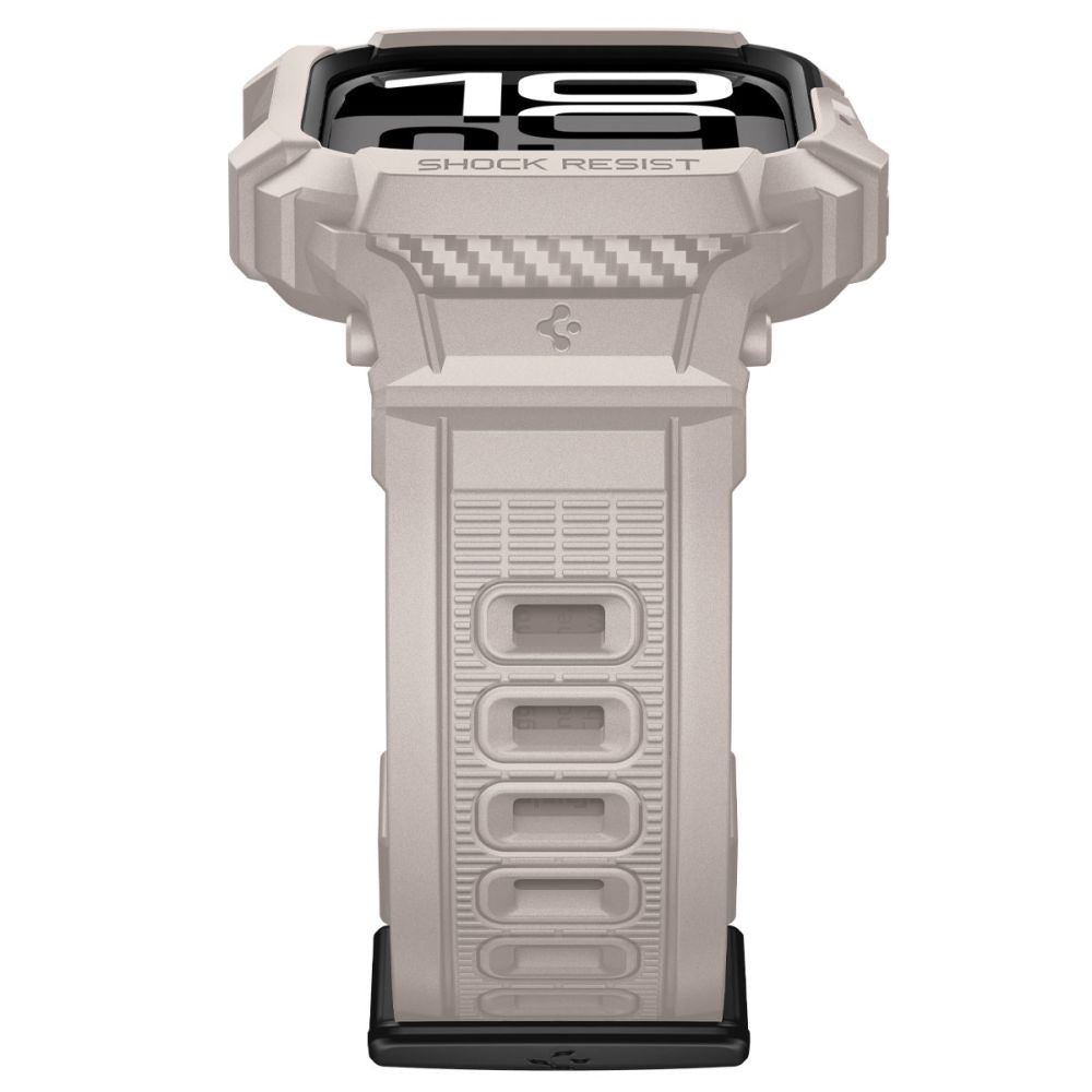 Spigen Rugged Armor Pro V2 tok Apple Watch Series 10 / 11 42mm-hez, Bézs