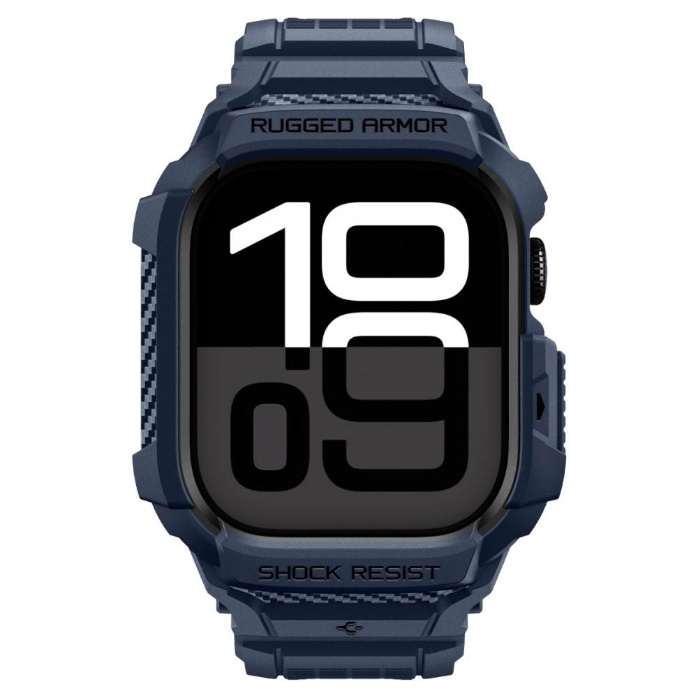 Spigen Rugged Armor Pro V2 tok Apple Watch Series 10 / 11 42mm-hez, Tengerészkék ACS10495