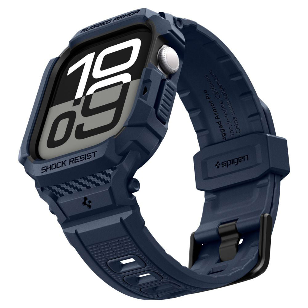 Spigen Rugged Armor Pro V2 tok Apple Watch Series 10 / 11 42mm-hez, Tengerészkék ACS10495