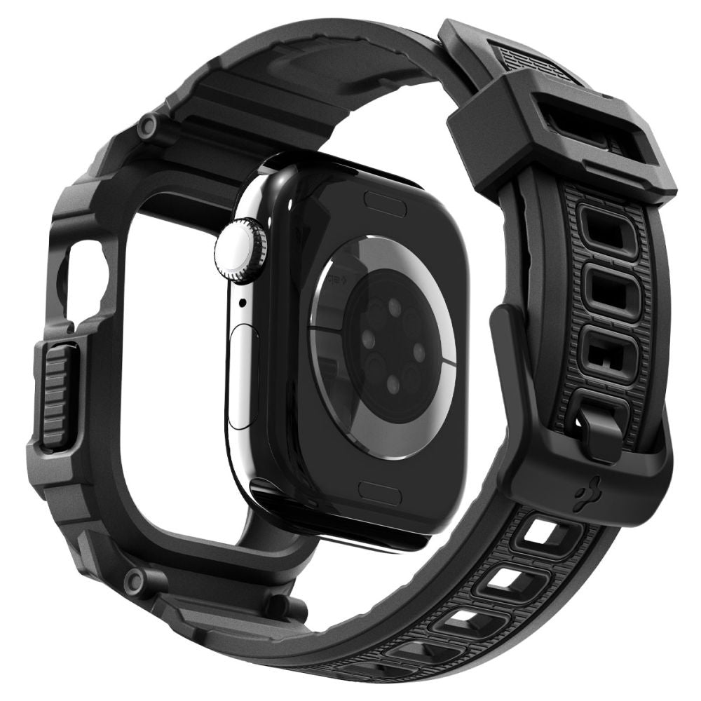 Spigen Rugged Armor Pro V2 tok Apple Watch Series 10 / 11 42mm-hez, Matt Fekete ACS10494