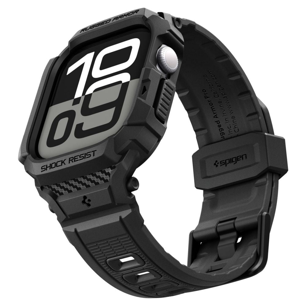 Spigen Rugged Armor Pro V2 tok Apple Watch Series 10 / 11 42mm-hez, Matt Fekete ACS10494