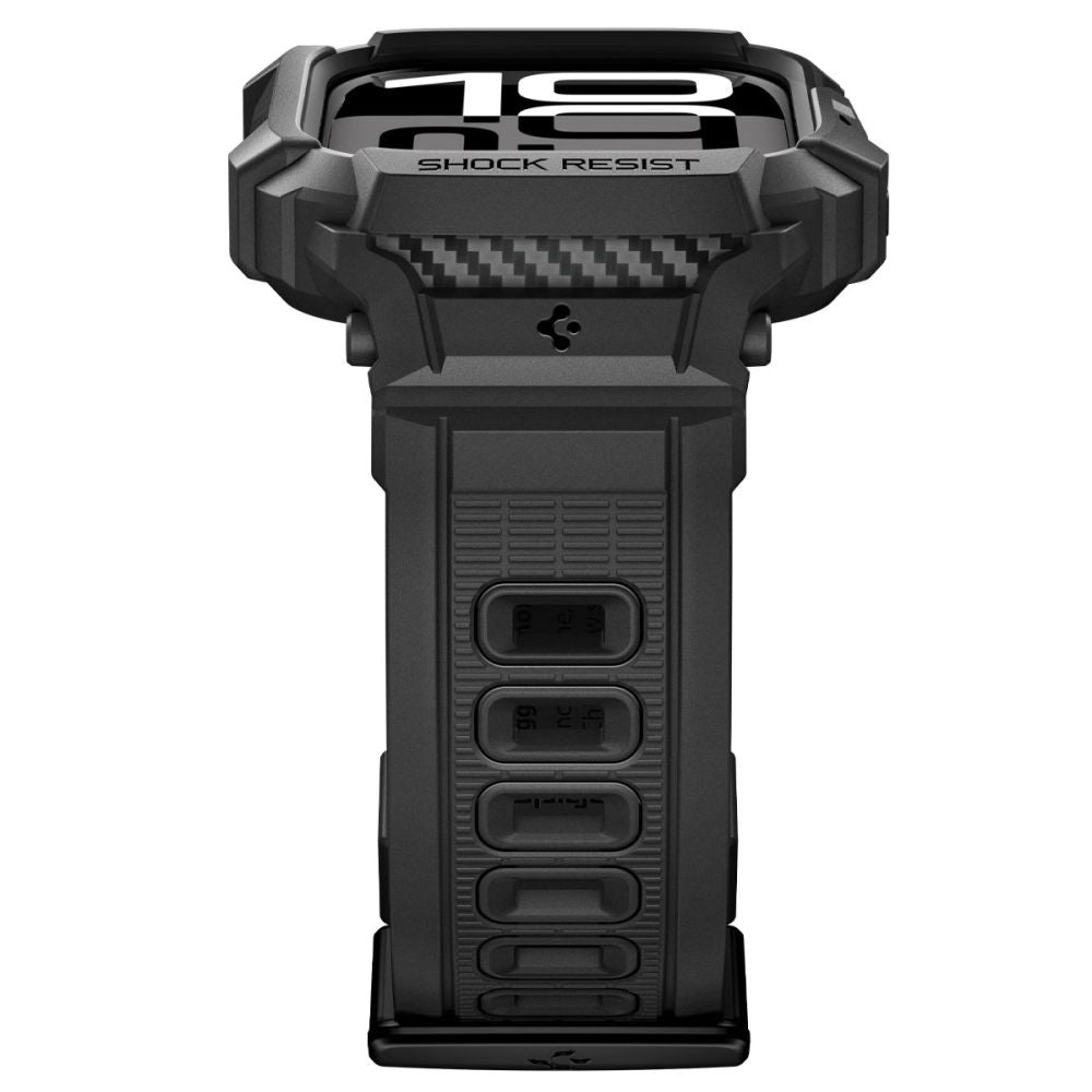 Spigen Rugged Armor Pro V2 tok Apple Watch Series 10 / 11 42mm-hez, Matt Fekete ACS10494