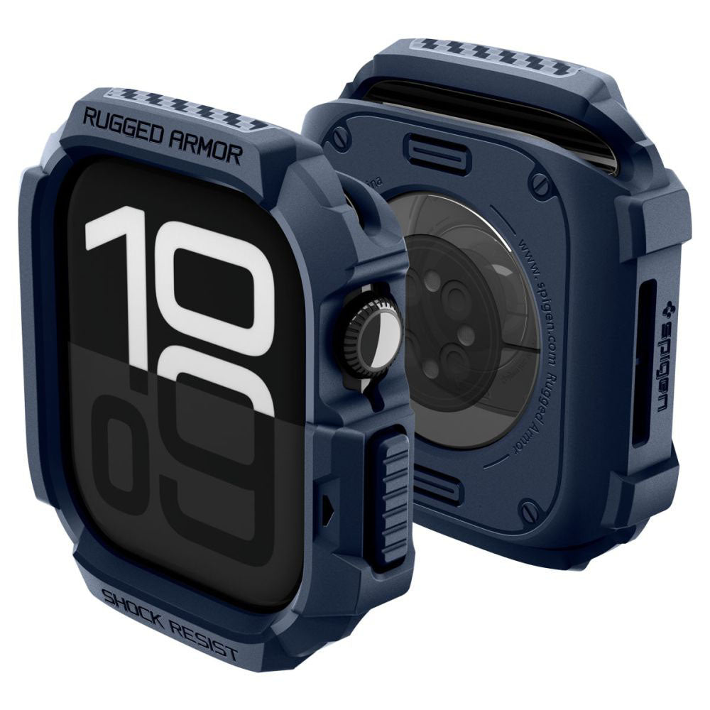 Spigen Rugged Armor V2 tok Apple Watch Series 10 / 11 42mm-hez, Tengerészkék ACS10492