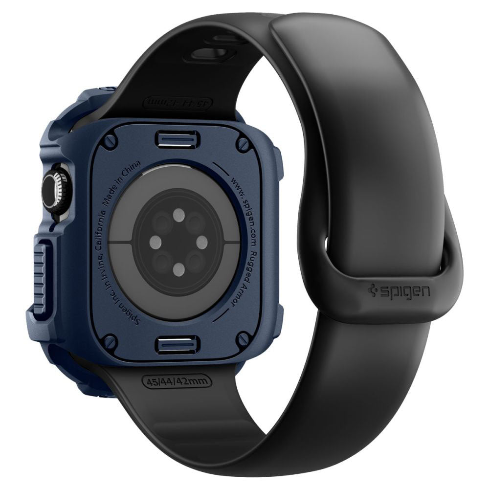 Spigen Rugged Armor V2 tok Apple Watch Series 10 / 11 42mm-hez, Tengerészkék ACS10492