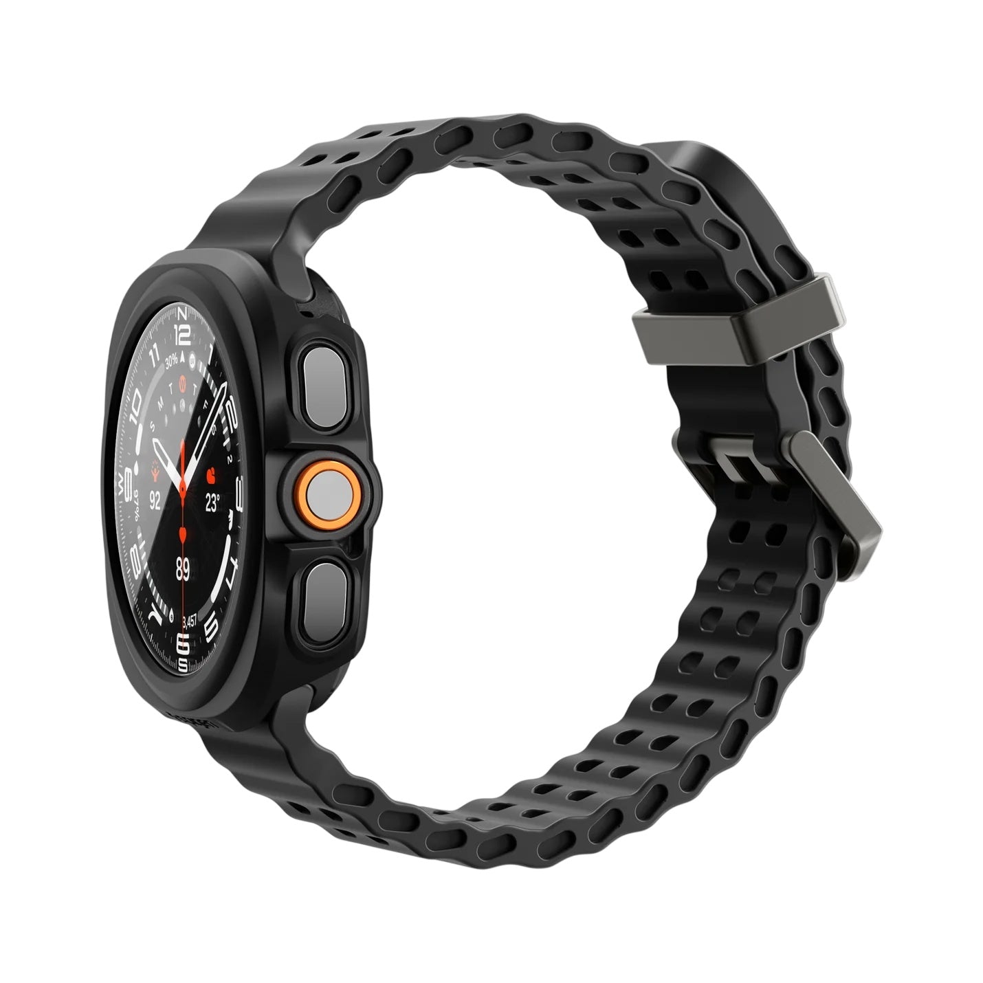 Spigen Thin Fit 360 tok Samsung Galaxy Watch Ultra2-höz, fekete ACS11609