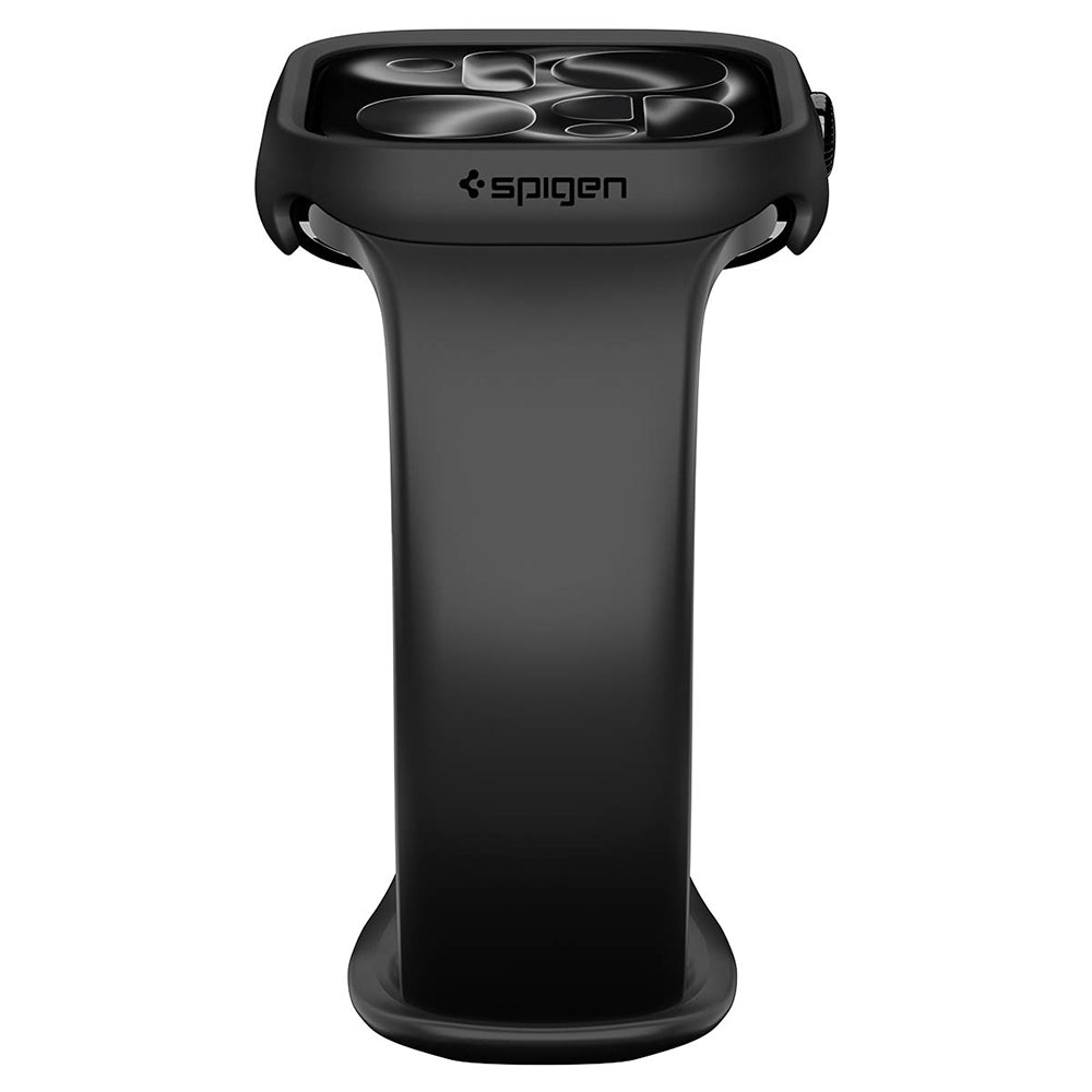 Spigen Thin Fit tok Apple Watch 12 46mm-hez, Fekete ACS11890