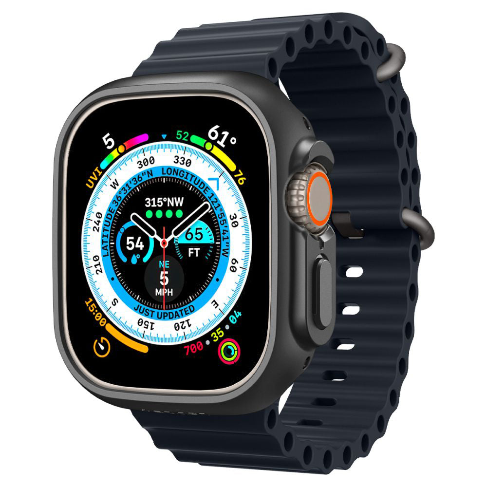 Spigen Thin Fit tok Apple Watch Ultra Series-hez, Fekete ACS05458