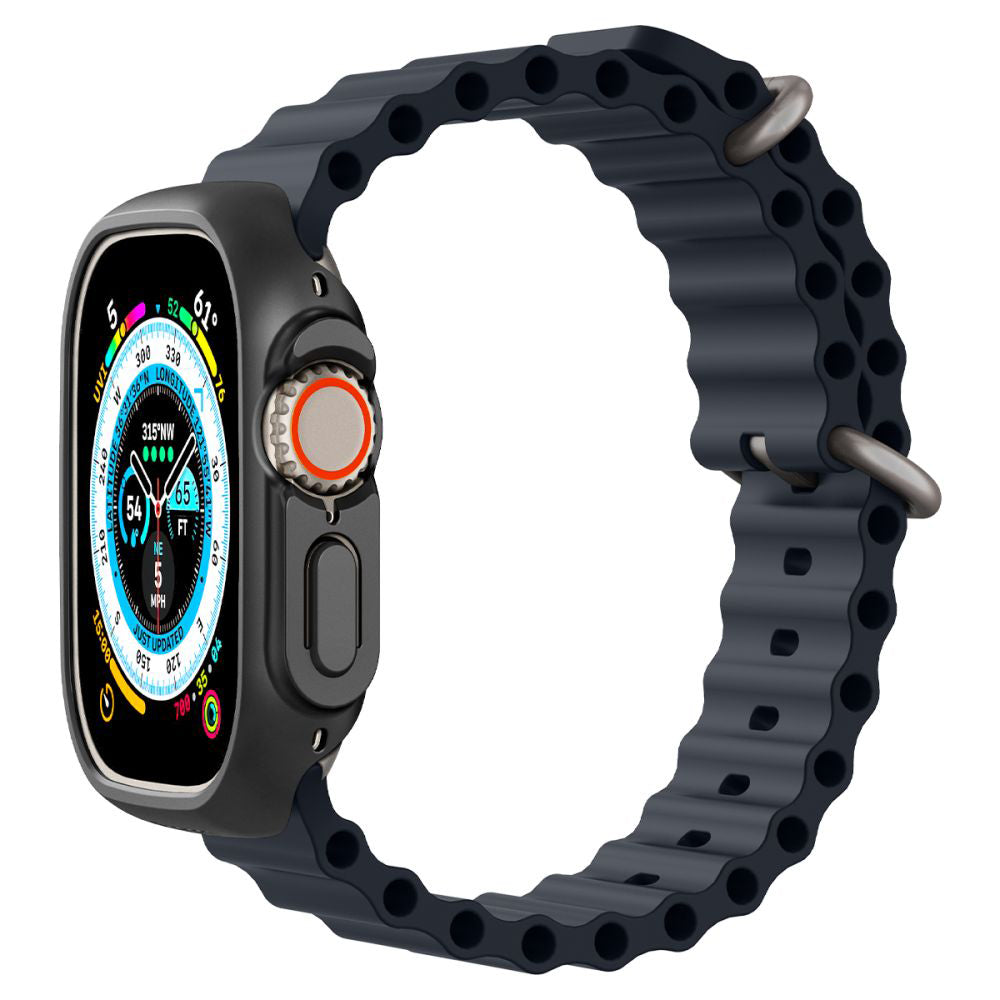 Spigen Thin Fit tok Apple Watch Ultra Series-hez, Fekete ACS05458