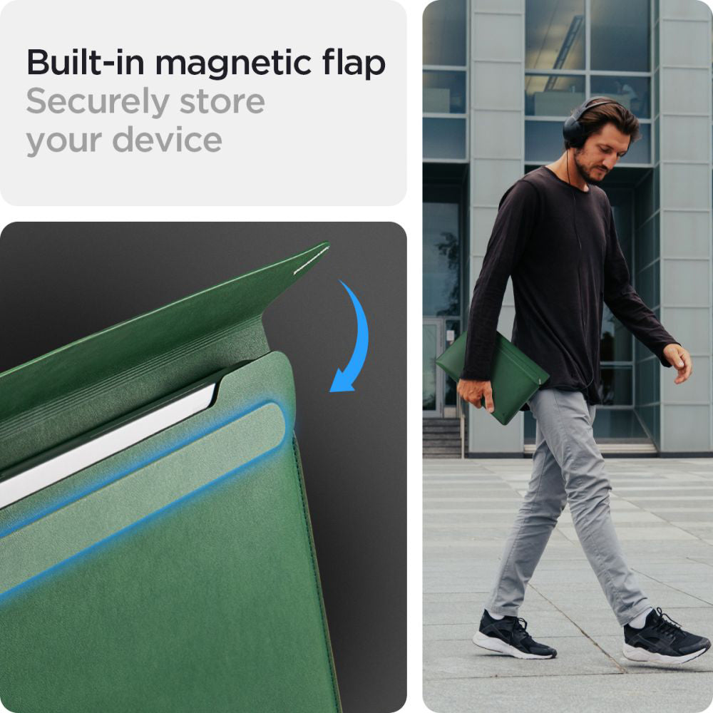 Spigen Valentinus laptop tok 15 hüvelyk - 16 hüvelyk, Zöld