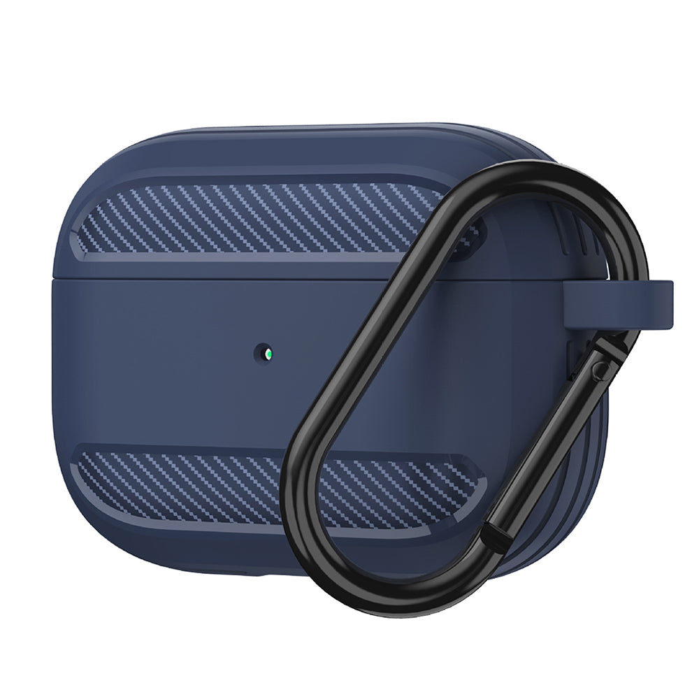Techsuit Carbon tok Apple AirPods 3-hoz, tengerészkék