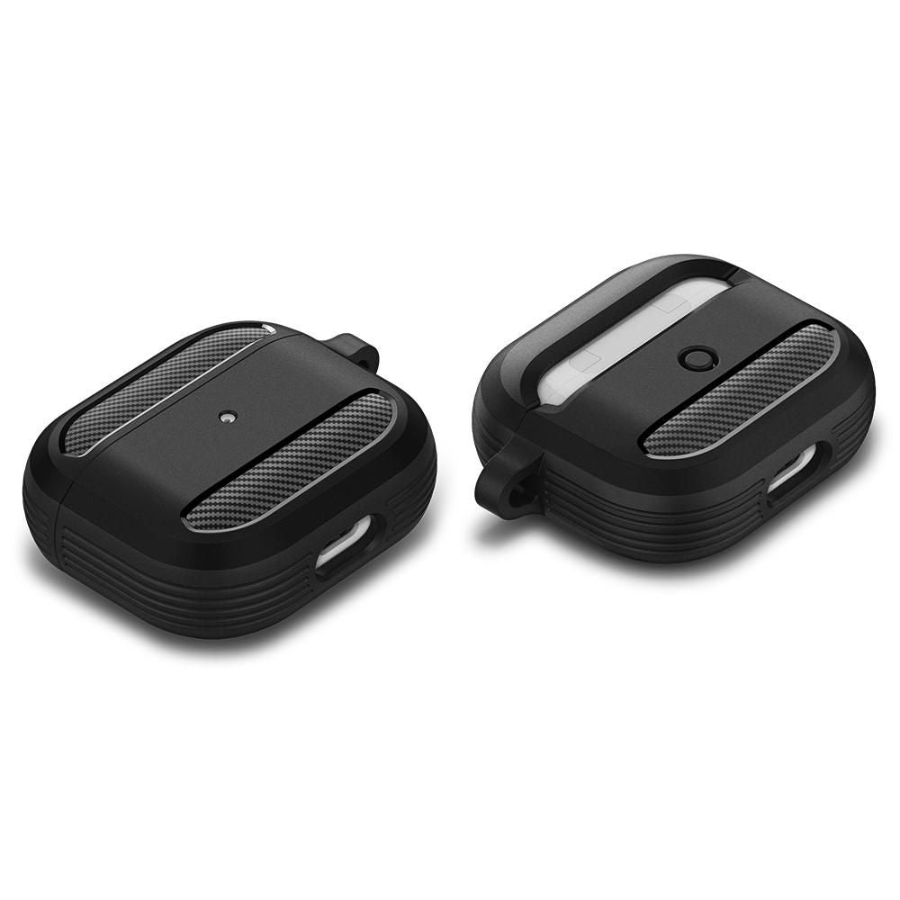 Techsuit Carbon tok Apple AirPods 3-hoz, tengerészkék