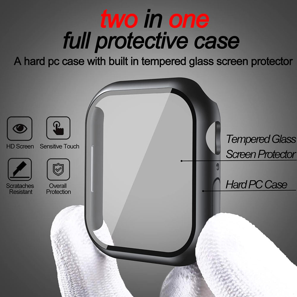 Techsuit Defense360 Pro tok Apple Watch 7 45mm szériához, fekete