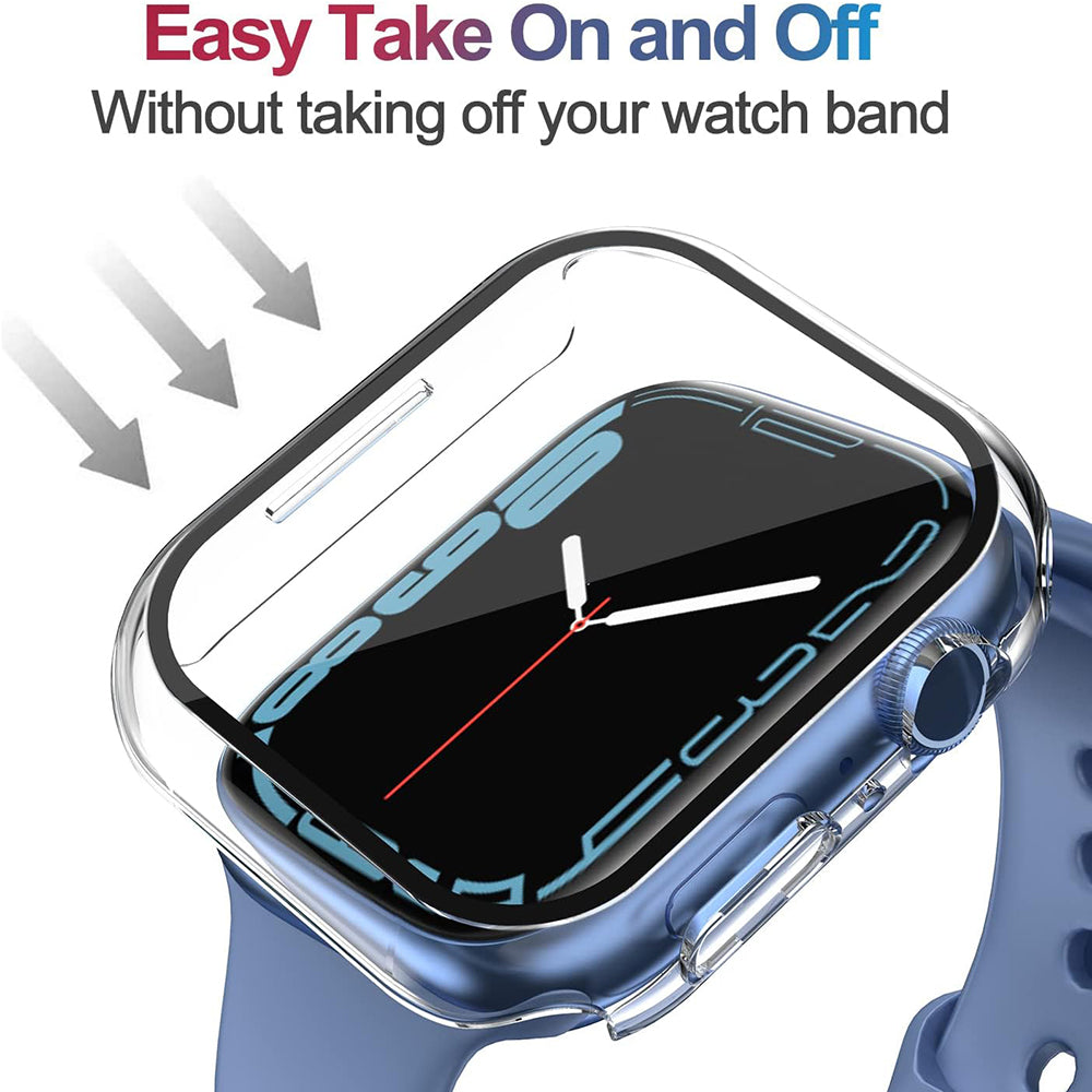 Techsuit Defense360 Pro tok Apple Watch 7 45mm szériához, Átlátszó