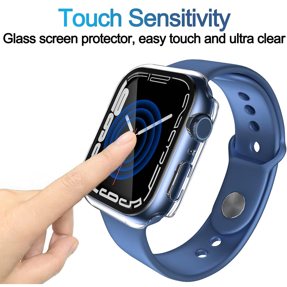 Techsuit Defense360 Pro tok Apple Watch 7 45mm szériához, Átlátszó