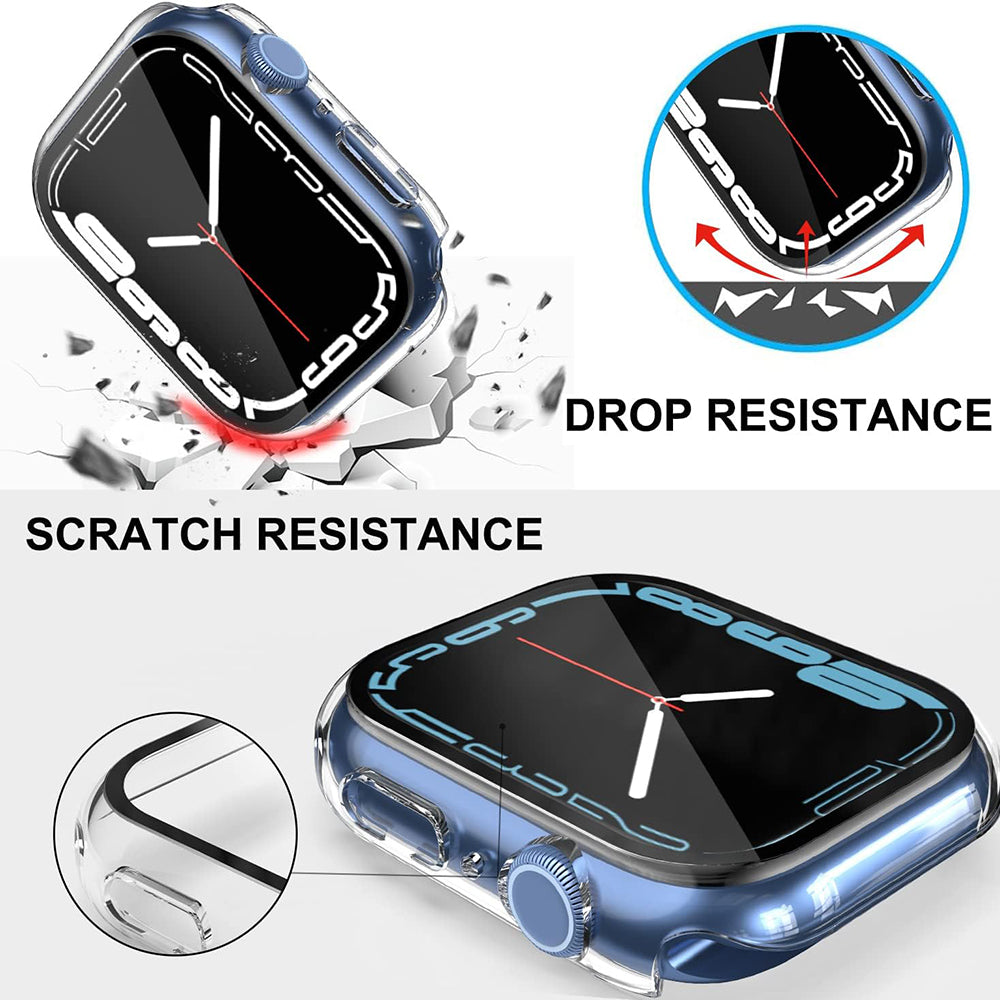 Techsuit Defense360 Pro tok Apple Watch 7 45mm szériához, Átlátszó