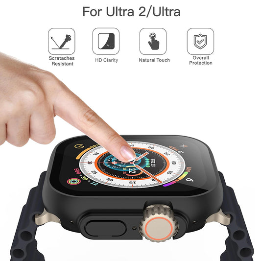 Techsuit Defense360 Pro tok Apple Watch Ultra Series-hez, fekete