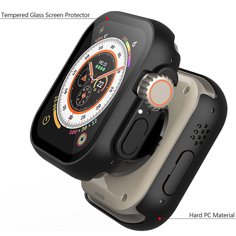 Techsuit Defense360 Pro tok Apple Watch Ultra Series-hez, fekete
