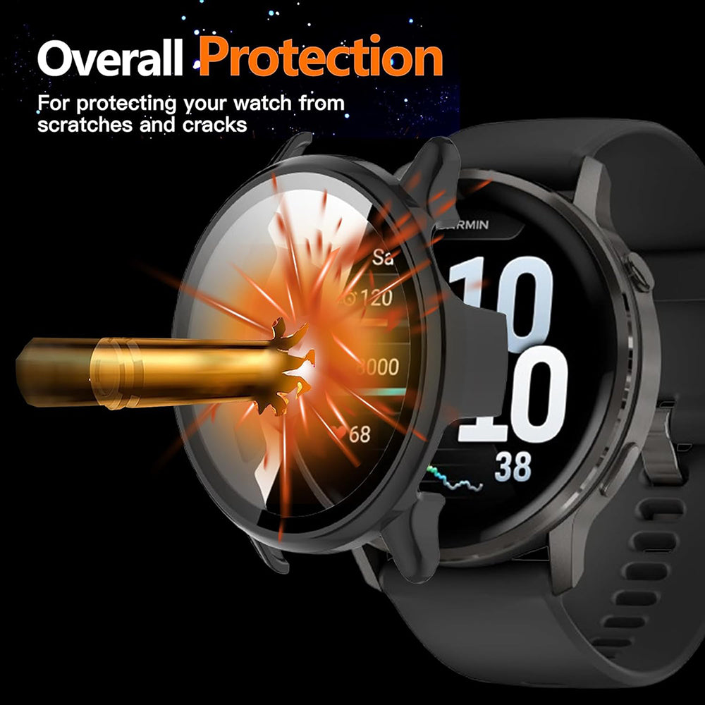 Techsuit Defense360 Pro tok Garmin Venu 4 41mm-hez, Bézs