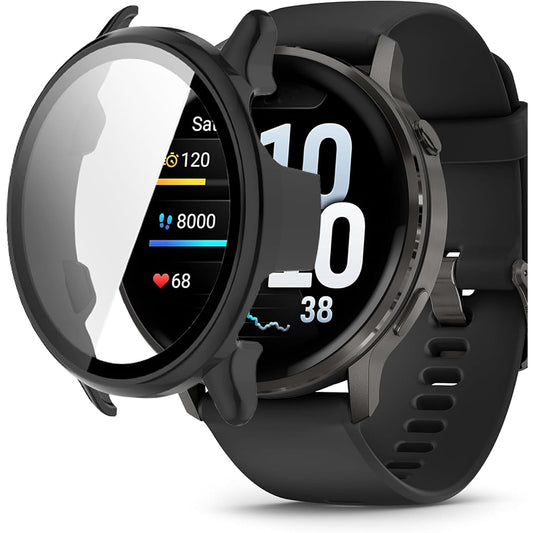 Techsuit Defense360 Pro tok Garmin Venu 4 45mm-hez, Fekete