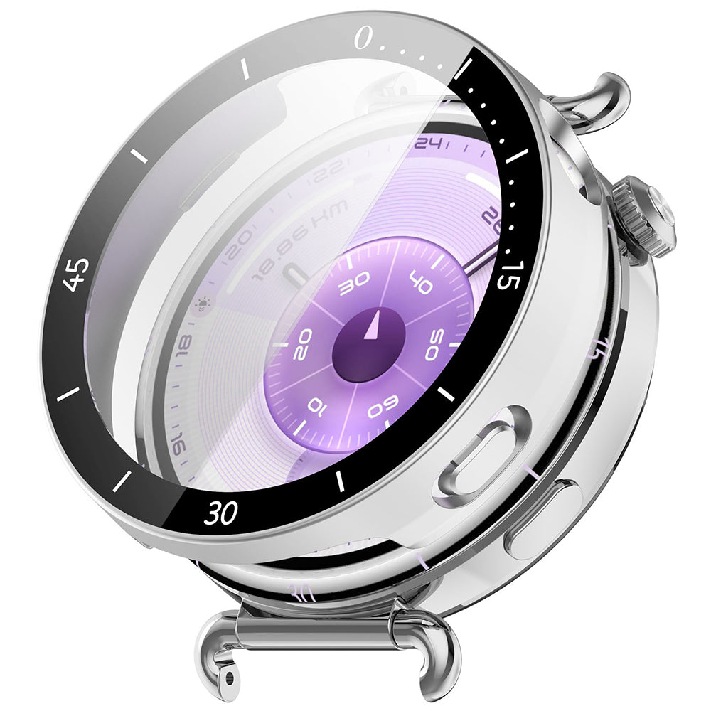 Techsuit Defense360 Pro Bezel tok Huawei Watch GT 6 41mm-hez, Ezüst