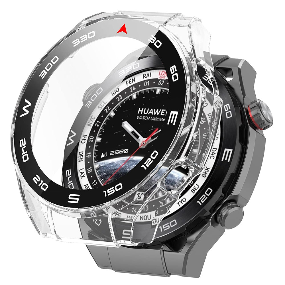 Techsuit Defense360 Pro Bezel tok Huawei Watch Ultimate-hoz, Átlátszó