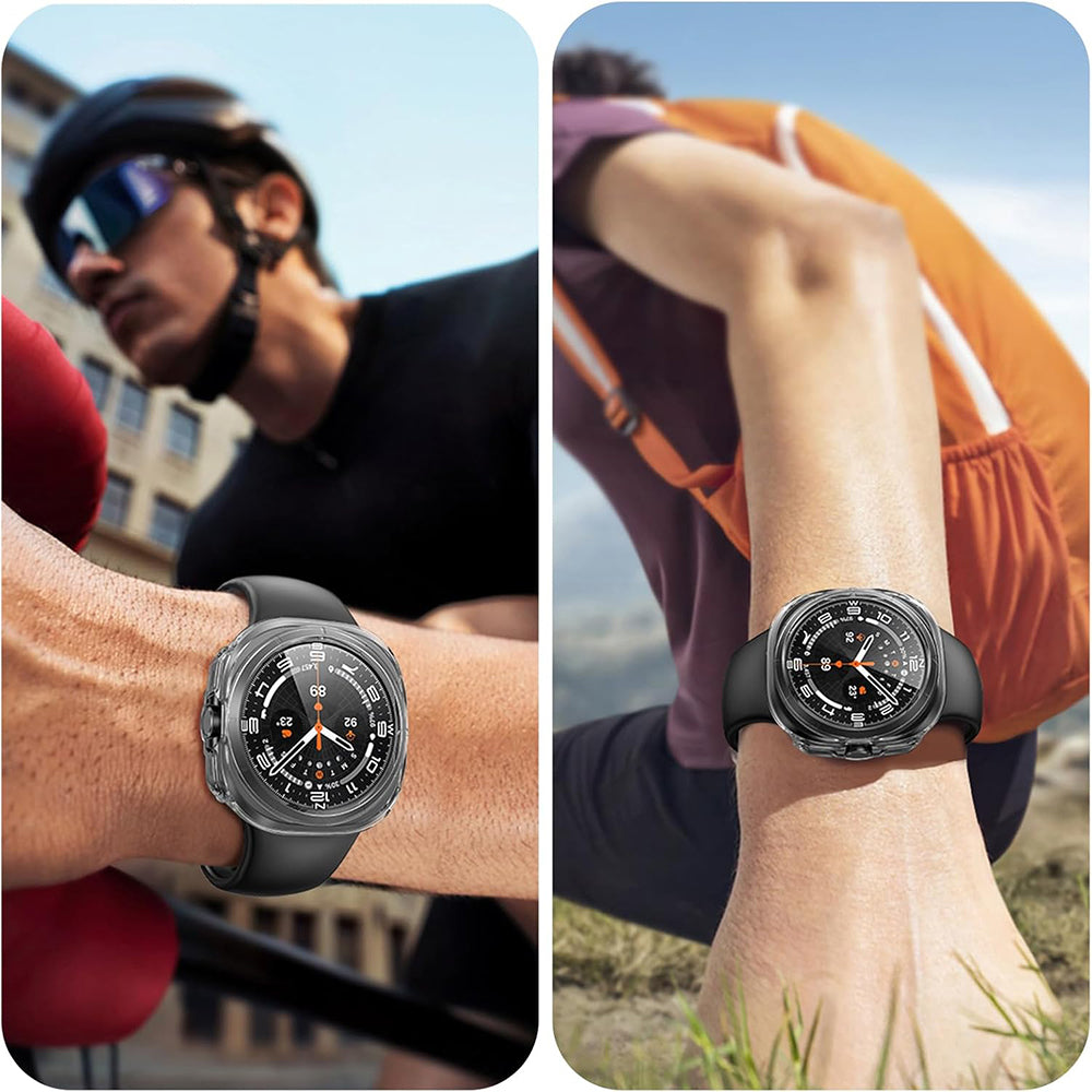 Techsuit Defense360 Pro tok Samsung Galaxy Watch Ultra-hoz, átlátszó