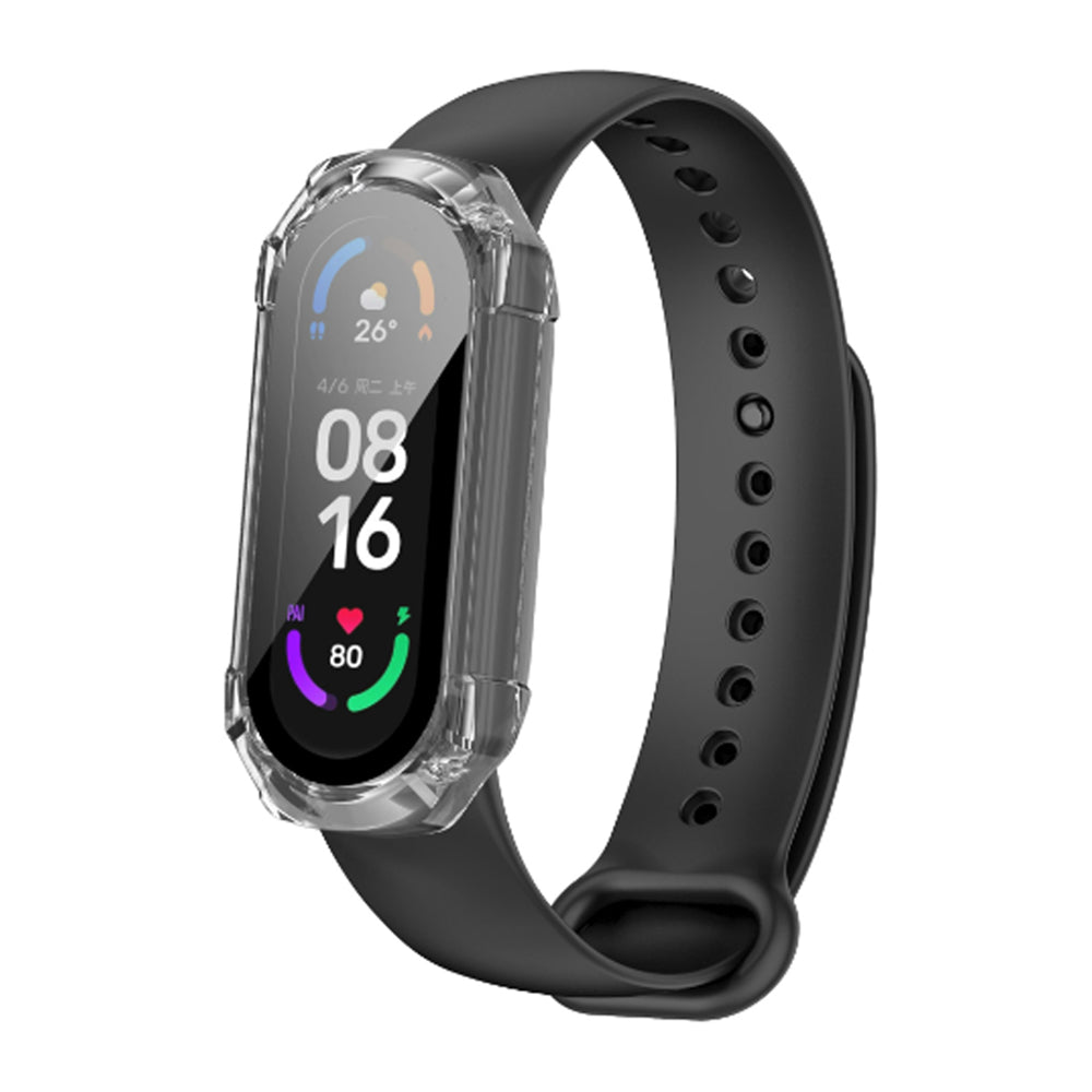 Techsuit Defense360 Pro tok Xiaomi Smart Band 6 / Band 5 / Band 4-hez, Átlátszó