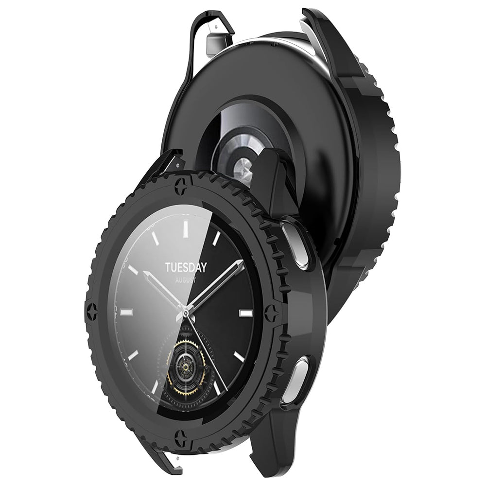 Techsuit Defense360 Pro tok Xiaomi Watch S3-hoz, fekete