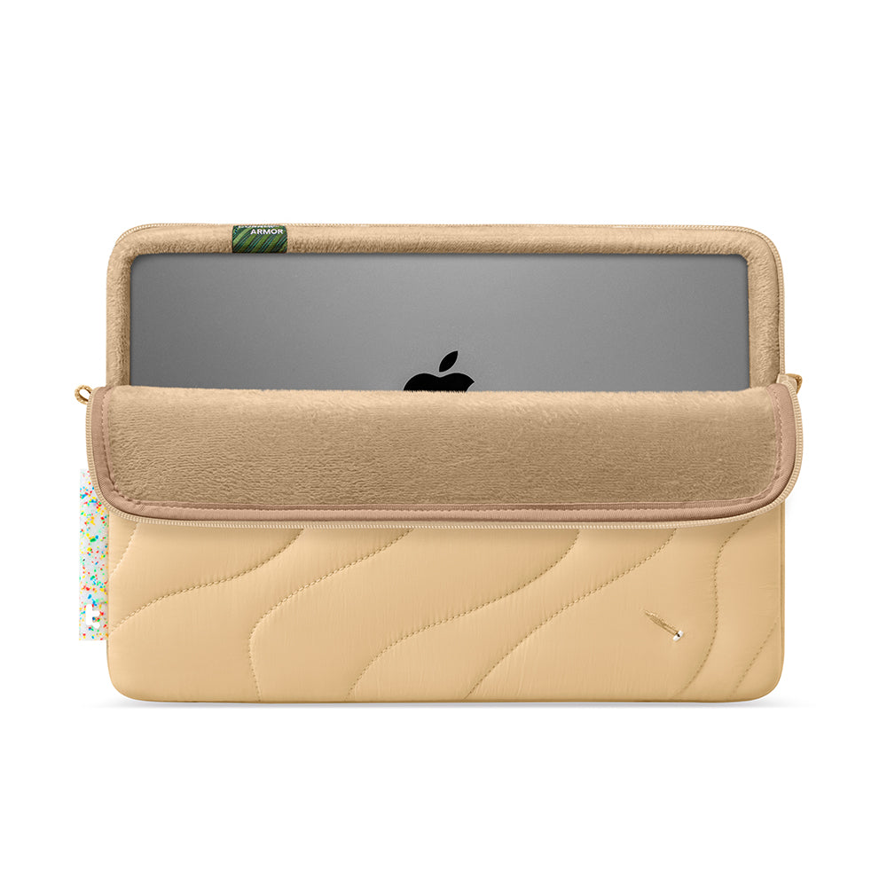 Tomtoc Terra laptop tok 15 hüvelyk, krém
