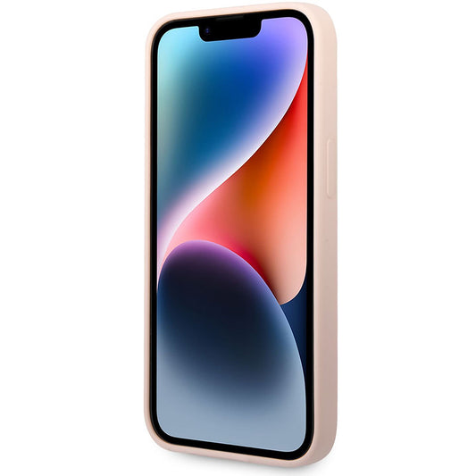 Tok Apple iPhone 14 Plus-hoz, Karl Lagerfeld, Silicone Body Choupette, Rózsaszín