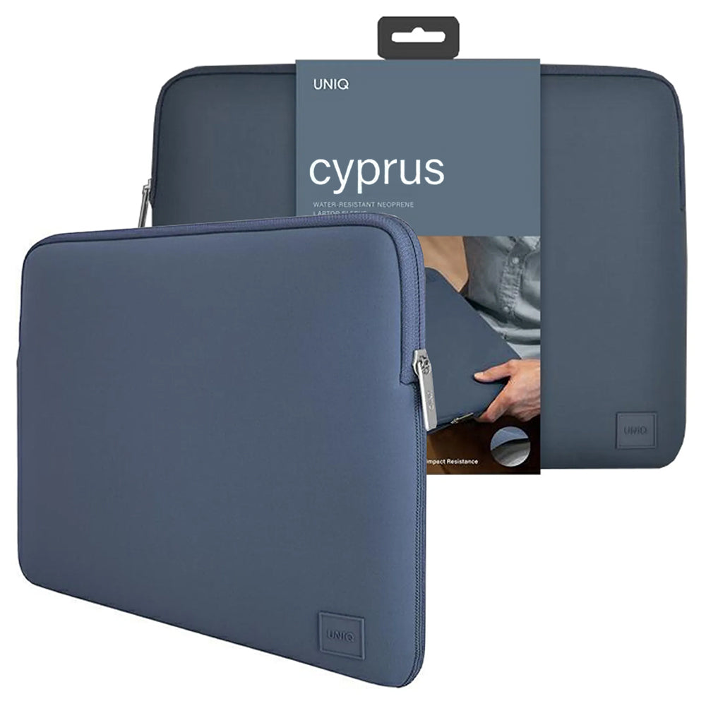 UNIQ Cyprus tok max. 14 hüvelykes laptophoz, tengerészkék