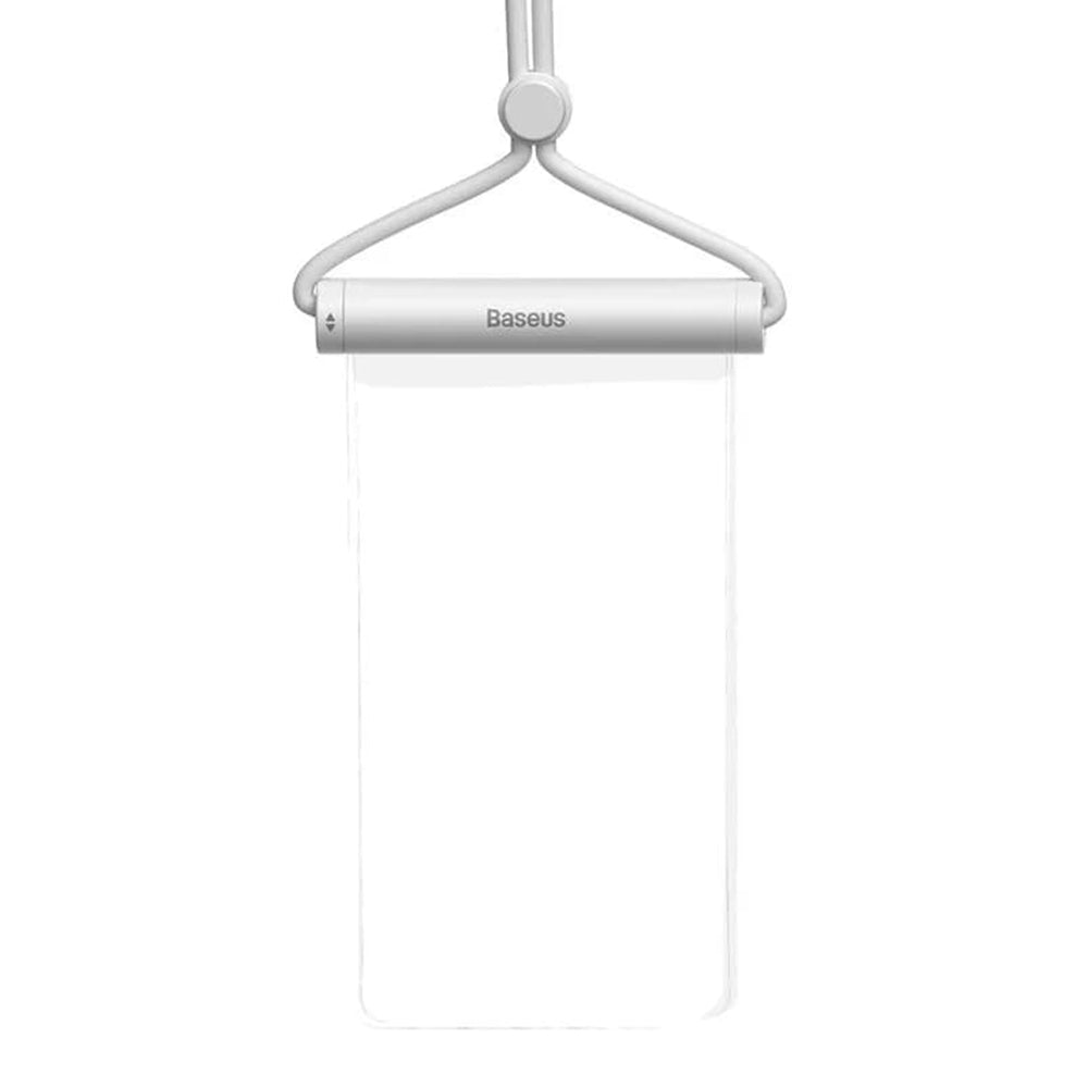 Univerzális Vízálló Tok, Baseus, AquaGlide Cylindrical, Fehér P60263701213-00