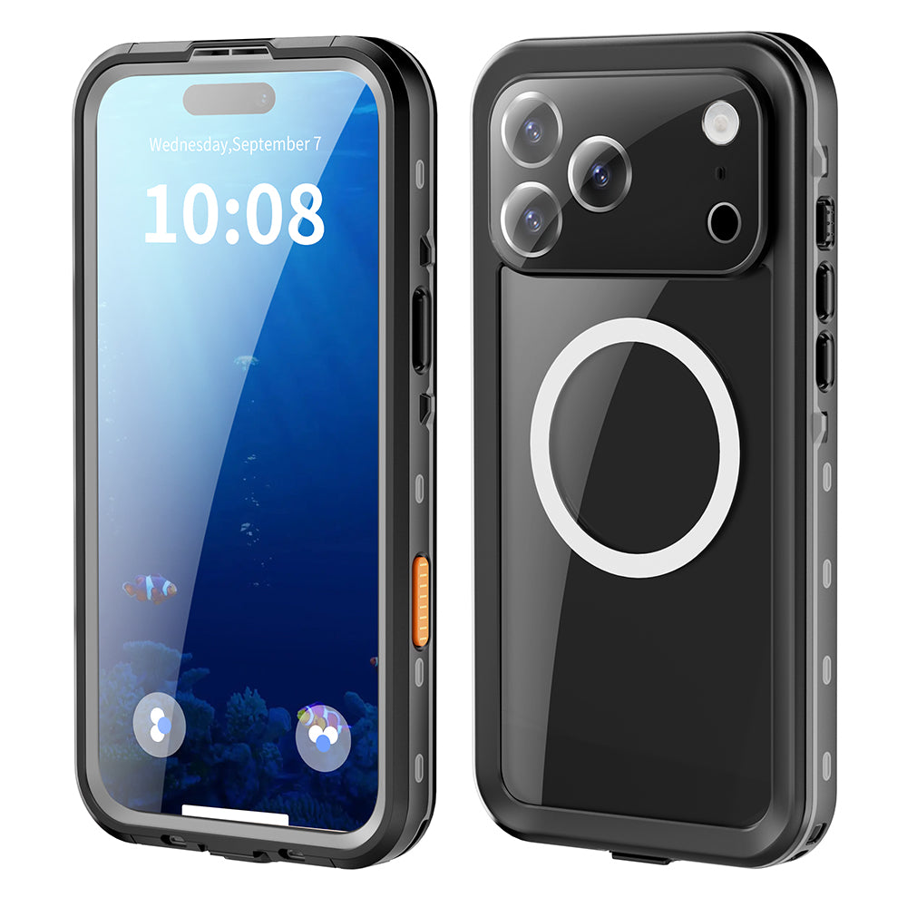 Vízálló tok Apple iPhone 17 Pro Max-hoz, ShellBox, Fekete