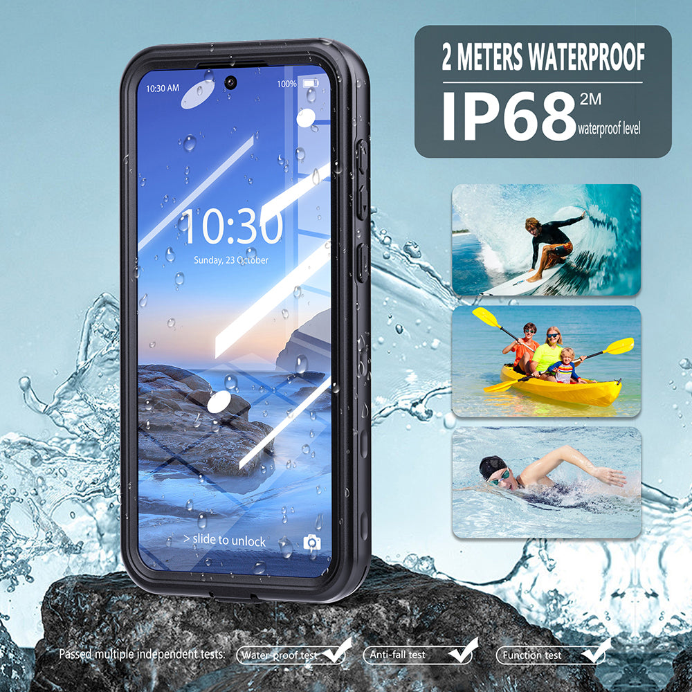 Vízálló tok Samsung Galaxy A26 A266-hoz, ShellBox, Fekete