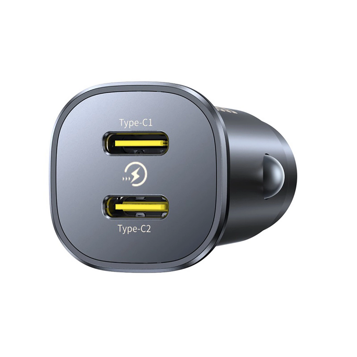 Baseus GoTrip autós töltő, 30W, 3A, 2 x USB-C, Fekete