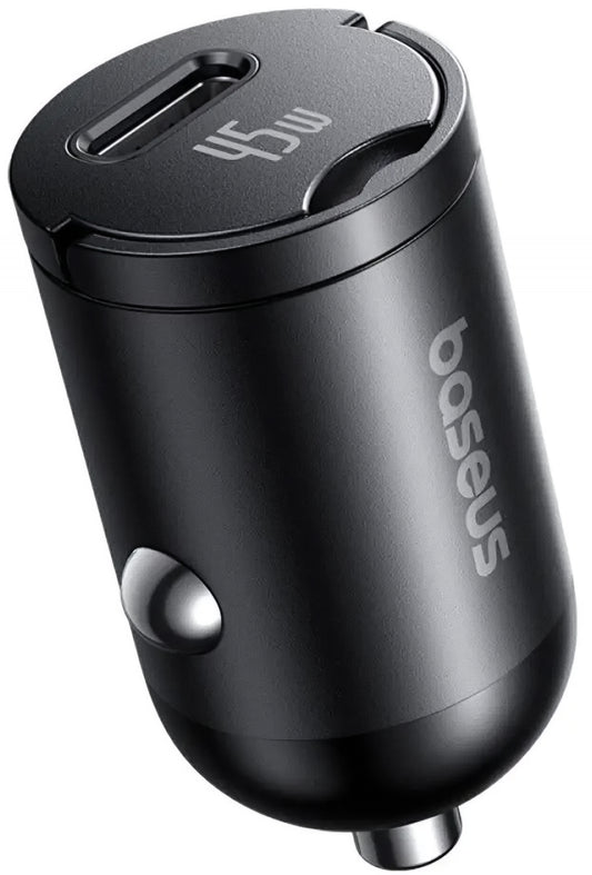 Autós töltő USB-C kábellel Baseus PrimeTrip VP2, 45W, 3A, 1 x USB-C, Fekete C0206800