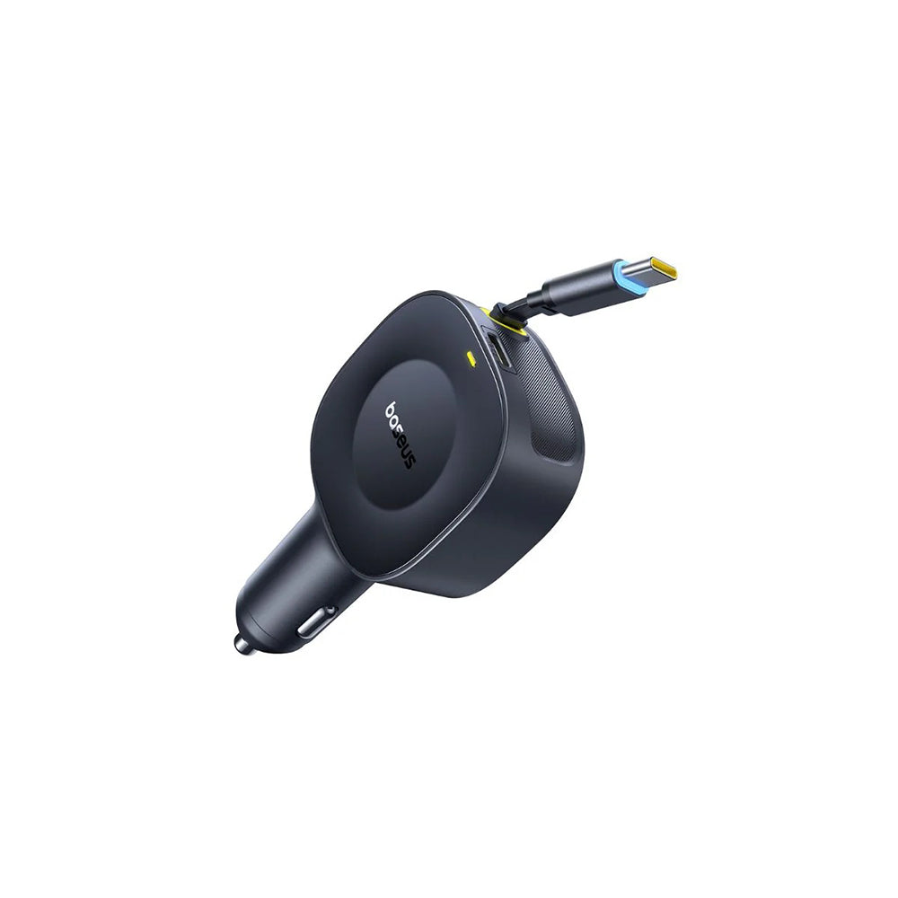 Autós töltő USB-C kábellel Baseus PrimeTrip VR2, 30W, 3A, 1 x USB-C, Fekete C0206400