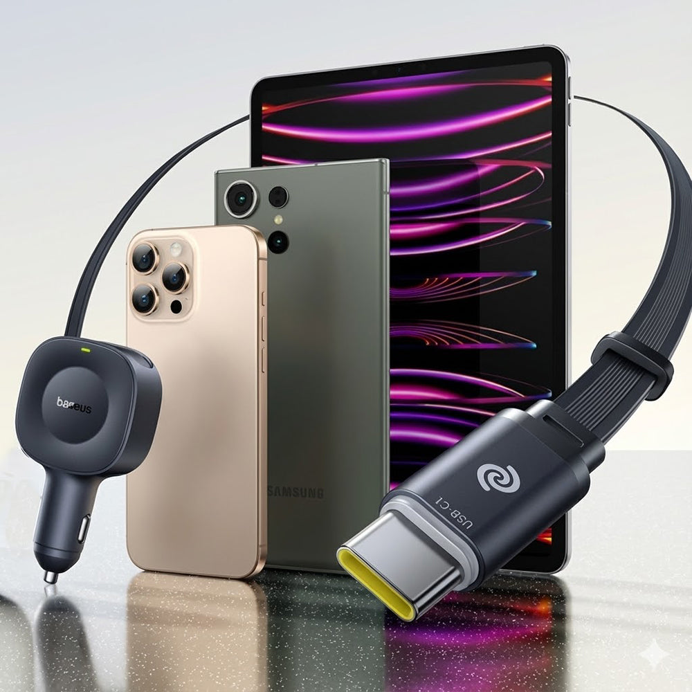 Autós töltő USB-C kábellel Baseus PrimeTrip VR2, 30W, 3A, 1 x USB-C, Fekete C0206400